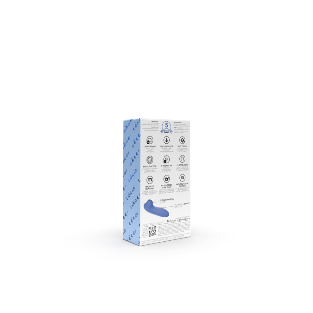 Nobü Essentials – Cëce Pulse Stimulator – Periwinkle Blue