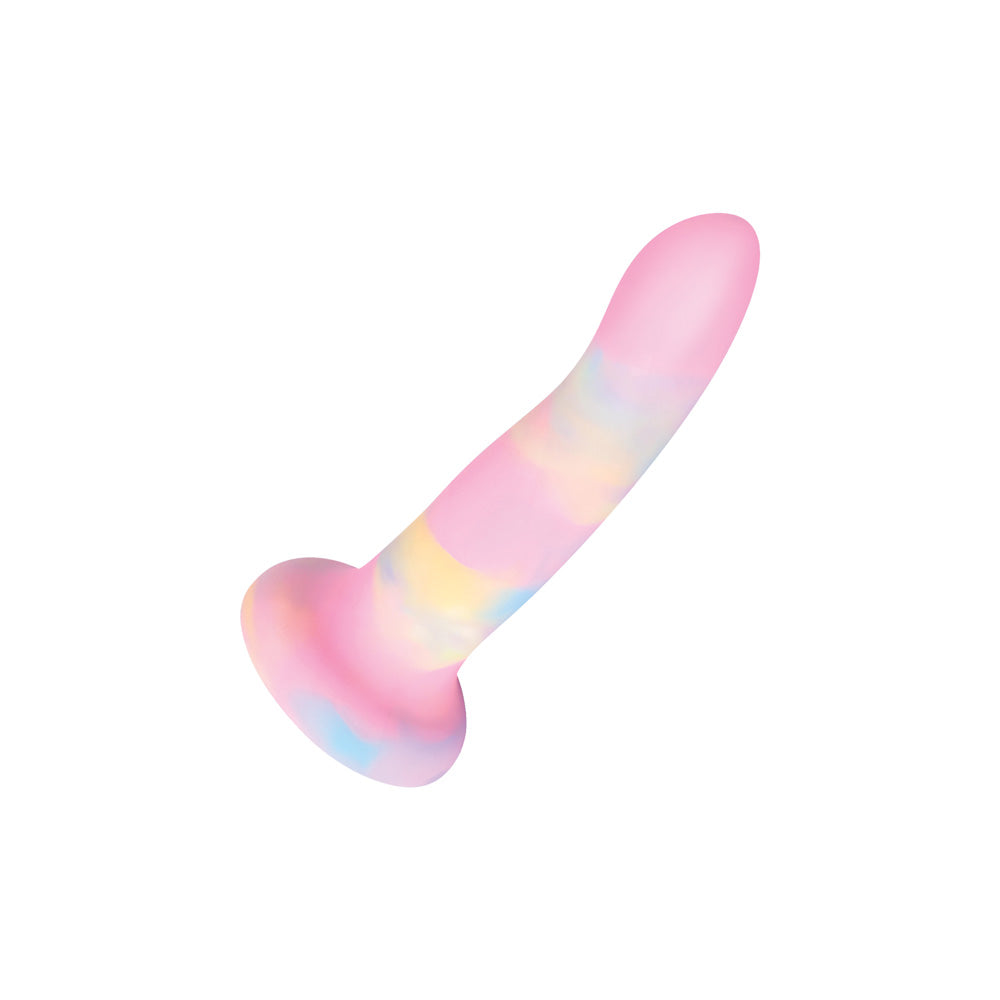 Nobü Rainbow – DG24 Medium Dildo with Suction Cup – Pink Tie-Dye