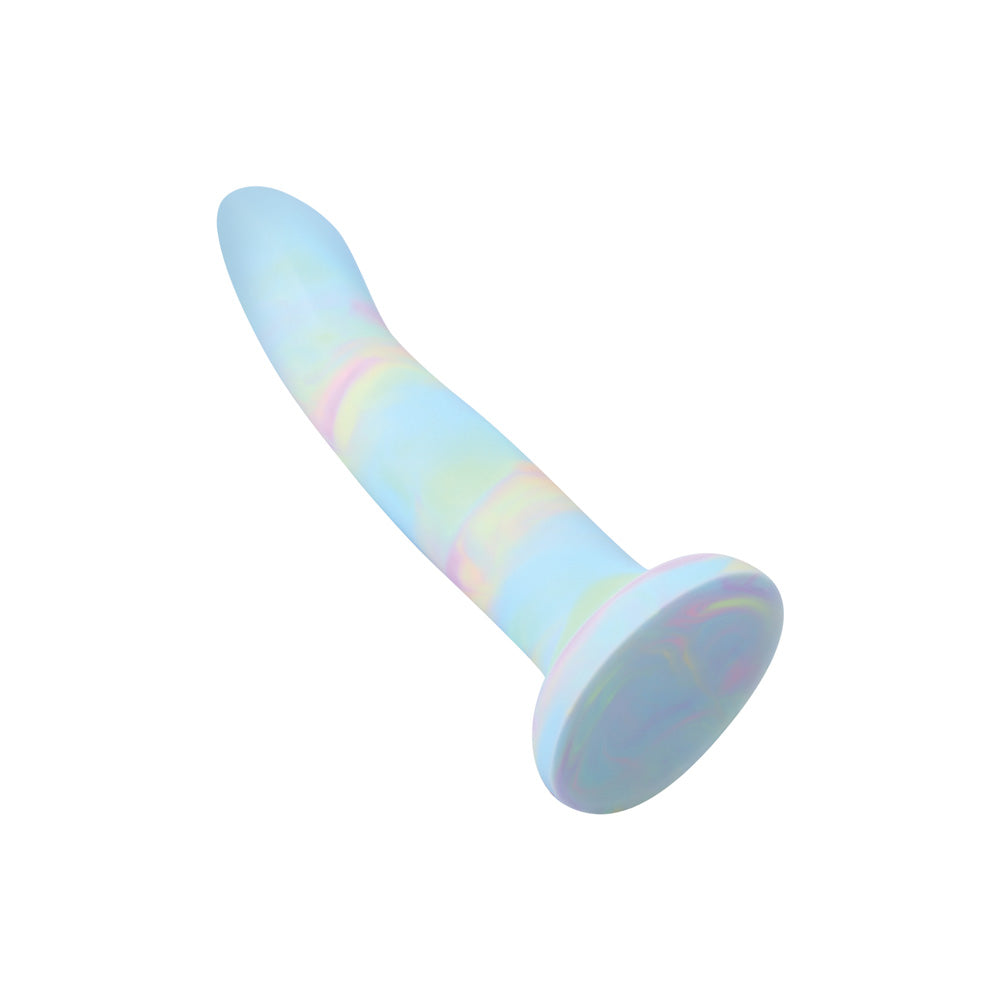 Nobü Rainbow – DG25 Large Dildo with Suction Cup – Blue Tie-Dye