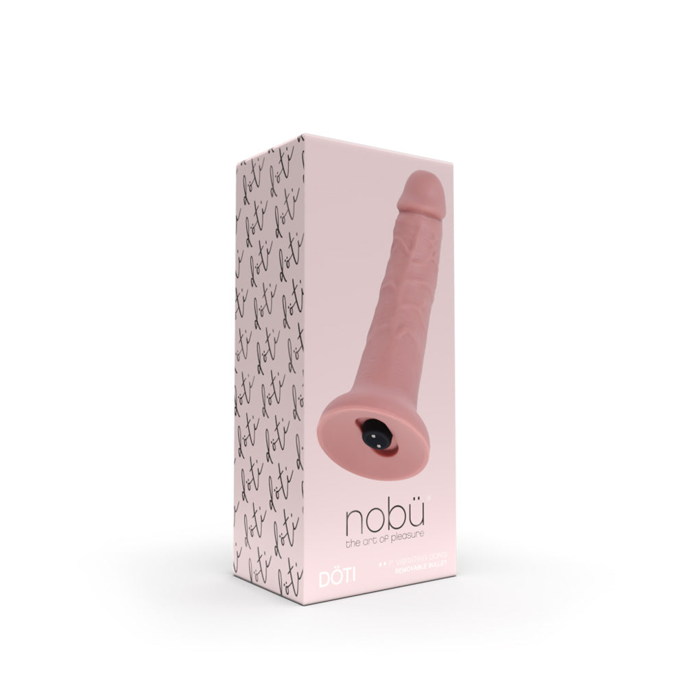 Nobü Essentials – Döti Removable Bullet Vibrating Dong – Peach